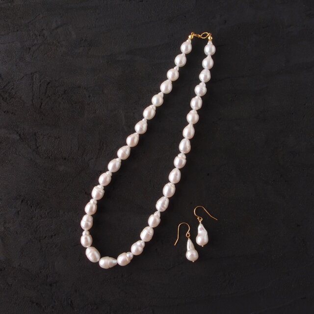 K14gf】Baby Oyster Pearl Necklace／ベビーオイスターパール