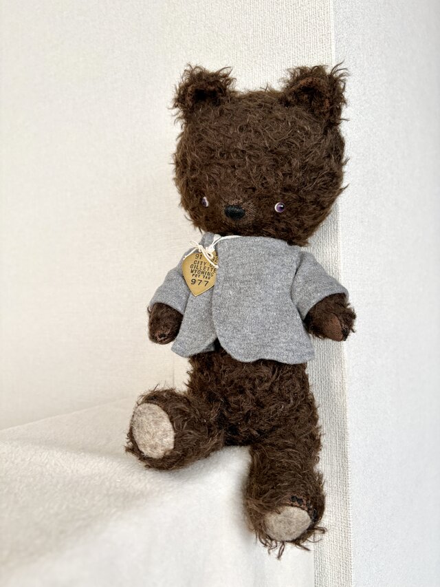 黒茶色のbear | iichi 日々の暮らしを心地よくするハンドメイドや