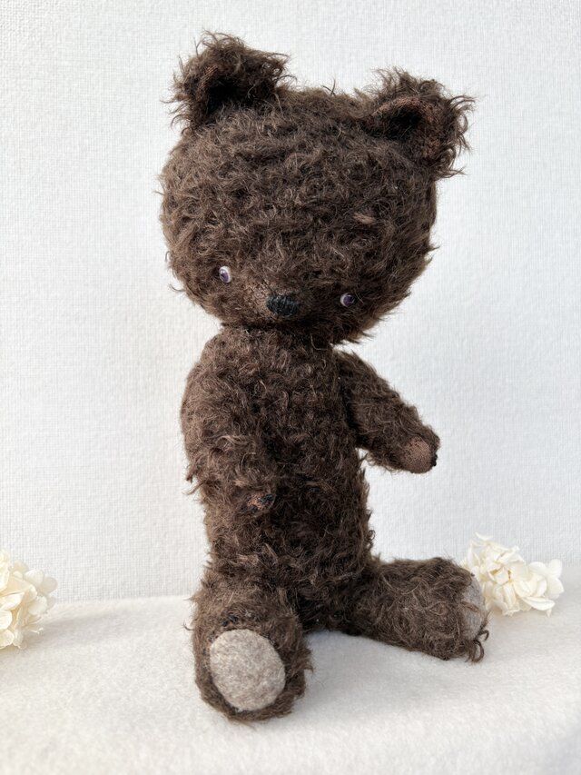黒茶色のbear | iichi 日々の暮らしを心地よくするハンドメイドや