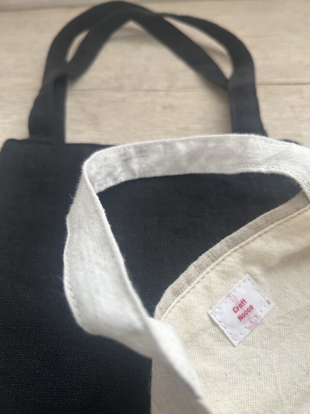リネンのミニbag2点セット | iichi 日々の暮らしを心地よくする