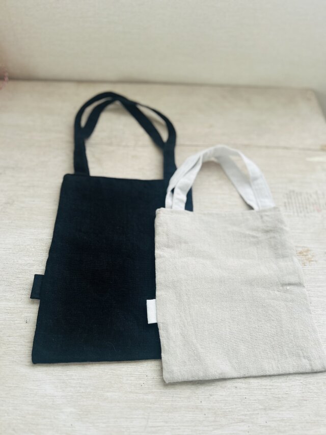 リネンのミニbag2点セット | iichi 日々の暮らしを心地よくする