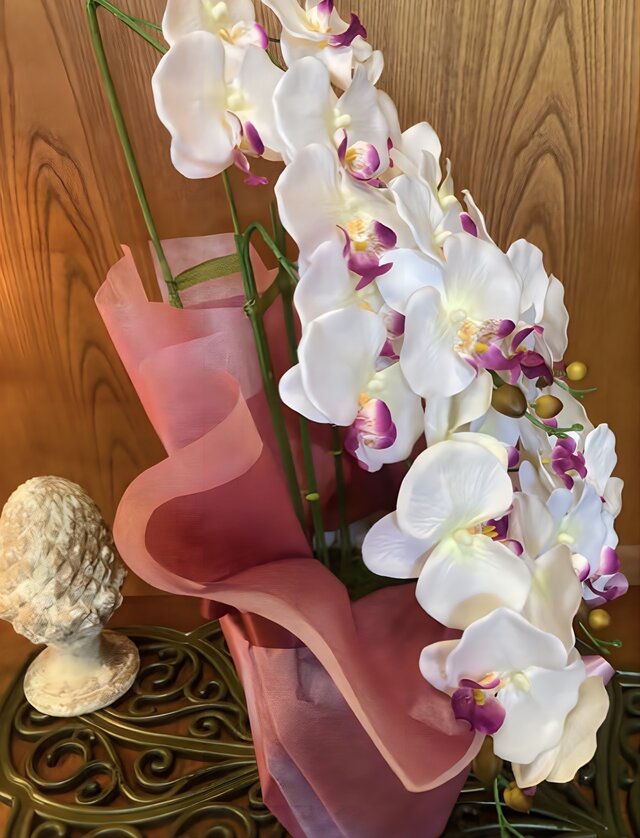 光触媒 人工観葉植物 ウォールグリーン フェイクグリーン 胡蝶蘭