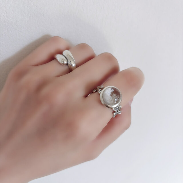 White Gardenquartz ホワイトガーデンクォーツ リング | iichi White Gardenquartz ホワイトガーデンクォーツ リング | iichi