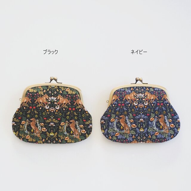 Piscis☆vallis　親子がま口お財布　ハンドメイド　革 □親子がま口財布 / 馬□ plum(cheval) | iichi 日々の暮らしを