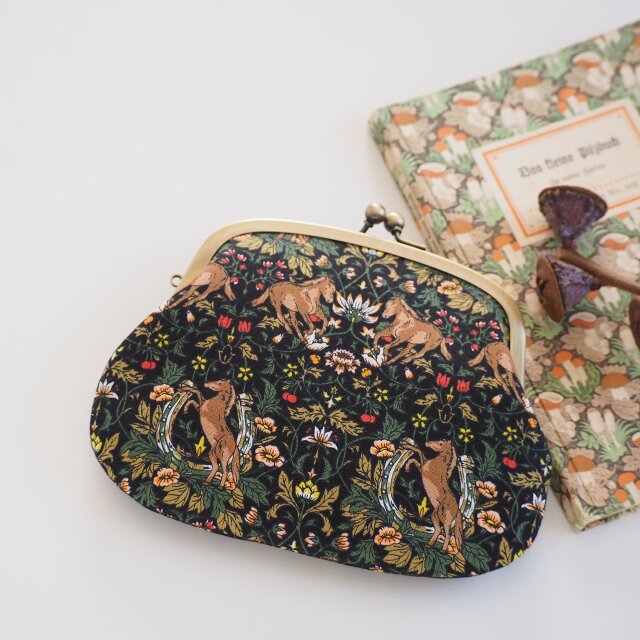 □親子がま口財布 / 馬□ plum(cheval) | iichi 日々の暮らしを