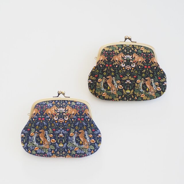 □親子がま口財布 / 馬□ plum(cheval) | iichi 日々の暮らしを