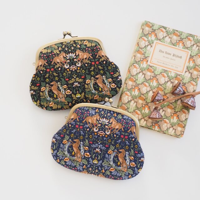 □親子がま口財布 / 馬□ plum(cheval) | iichi 日々の暮らしを