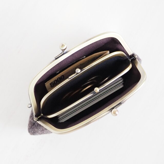 □親子がま口財布 / 馬□ plum(cheval) | iichi 日々の暮らしを