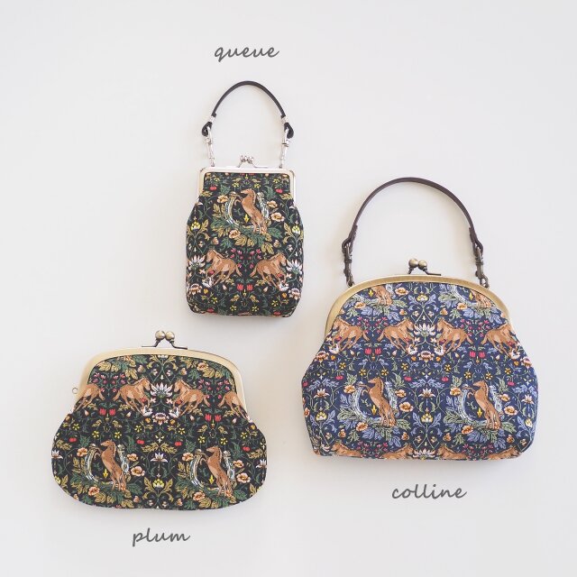 □親子がま口財布 / 馬□ plum(cheval) | iichi 日々の暮らしを