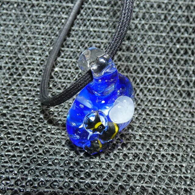 海月、熱帯魚 NO.456（ガラス、とんぼ玉、海、一点物、伝統工芸