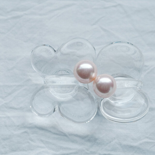 12mm ピンク パール ピアス シルバー925 | iichi 日々の暮らしを 