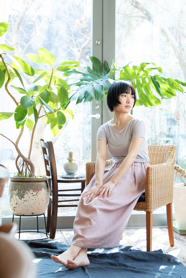 Ticien☆技あり マルチカラー メッシュ プリーツ ロングスカート