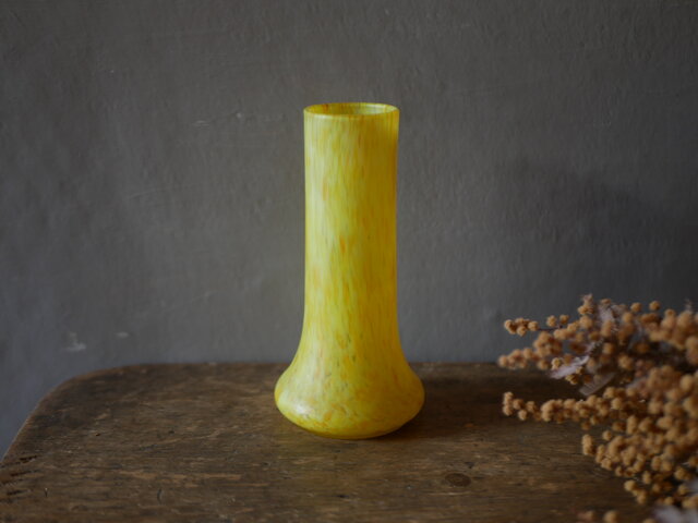 ミモザカラー フラワーベース 花器 花瓶 フランスアンティーク