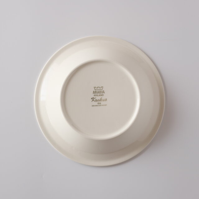 ARABIA Krokus deep plate アラビア クロッカス 20cmディーププレート