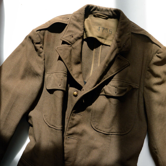 40s US ARMY 米軍実物 ヴィンテージ オフィサージャケット｜チェンジ