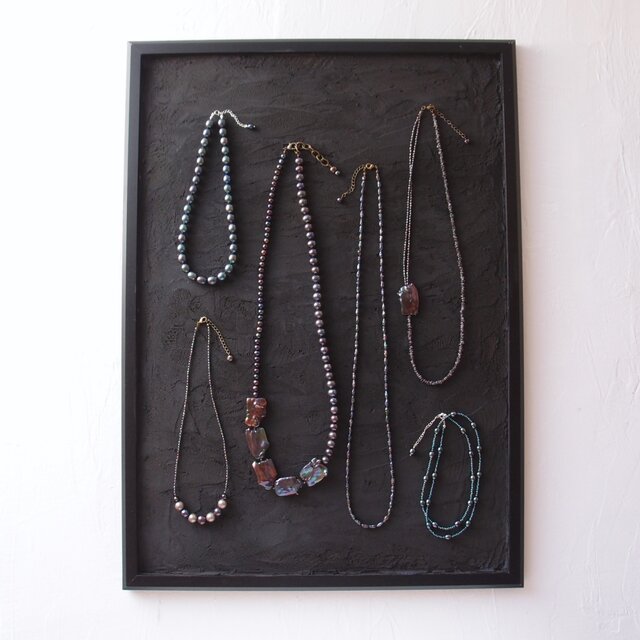 SV】Seed Pearl Station Necklace／シードパール ステーション 