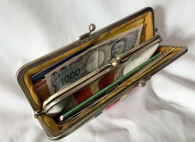 イギリス iliv 社 ARTURO シンプル がま口長財布 | iichi 日々の暮らし