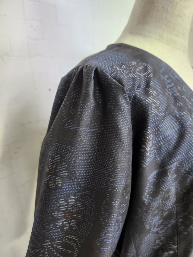 大島紬リメイク カシュクールワンピース | iichi 日々の暮らしを