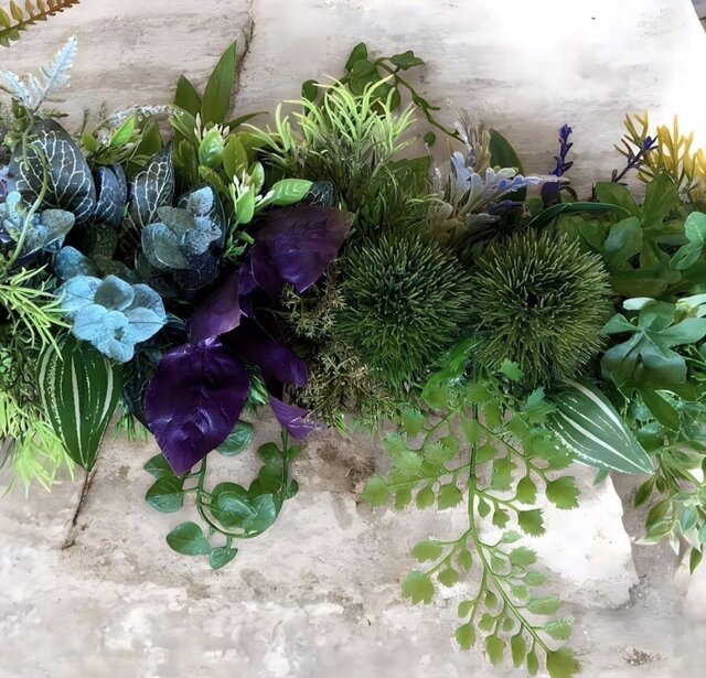 光触媒 人工観葉植物 ウォールグリーン フェイクグリーン 壁掛け