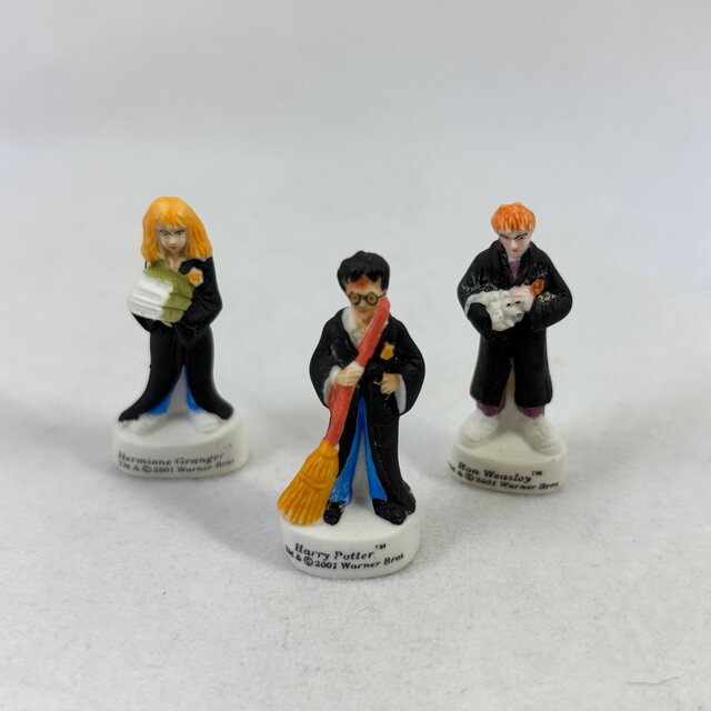 フェーブ 陶器ミニチュア ハリーポッターシリーズ 3個セット