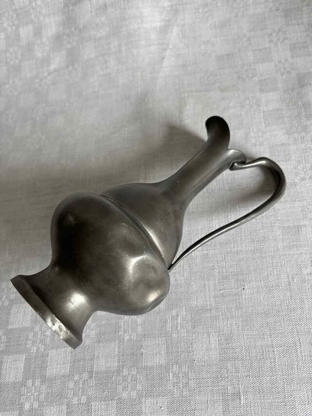 ヴィンテージ!! 銅製 水差し 花瓶 花器 フランス製 大型 現状品!! ピシェ ジャグ すずの水差し 花瓶 一輪挿し ピューター エタン