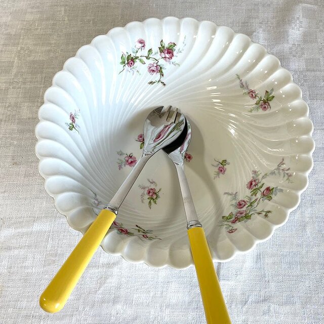 美術品・アンティーク・コレクション サラダサーバー/シルバースプーン