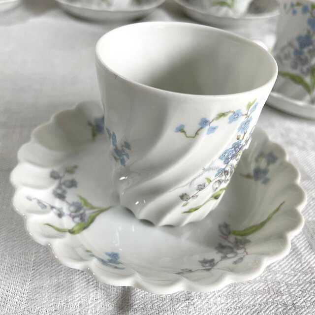 コーヒーカップ＆ソーサー リモージュアビランド すずらん Limoges
