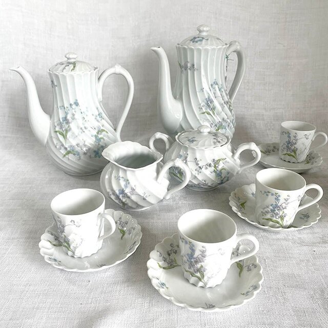 コーヒーカップ＆ソーサー リモージュアビランド すずらん Limoges