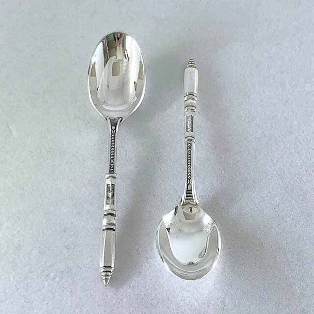 モカスプーン エルキューイ ERCUIS シルバープレート アイスクリームに