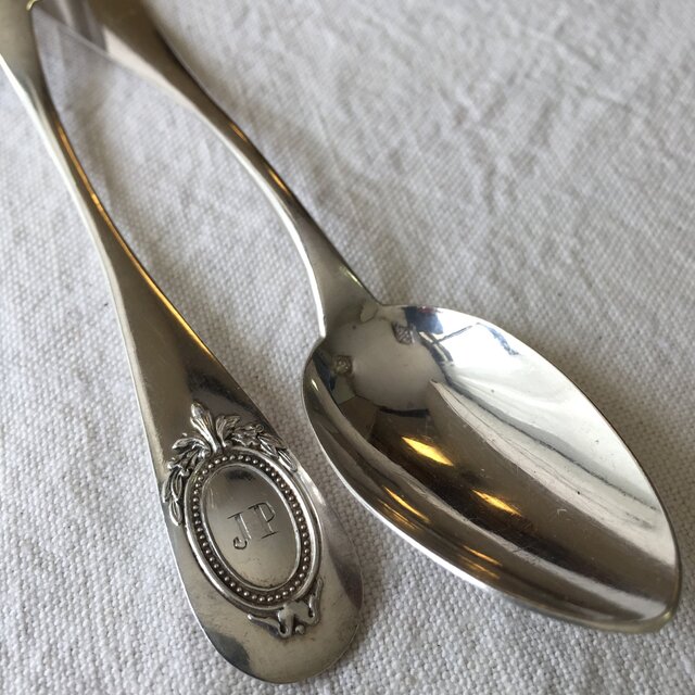 銀製 ティースプーン6本セット シルバースプーン （オリジナルケース