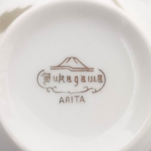 深川製磁｜FUKAGAWA｜オールド深川｜カップ＆ソーサー｜大正モダン