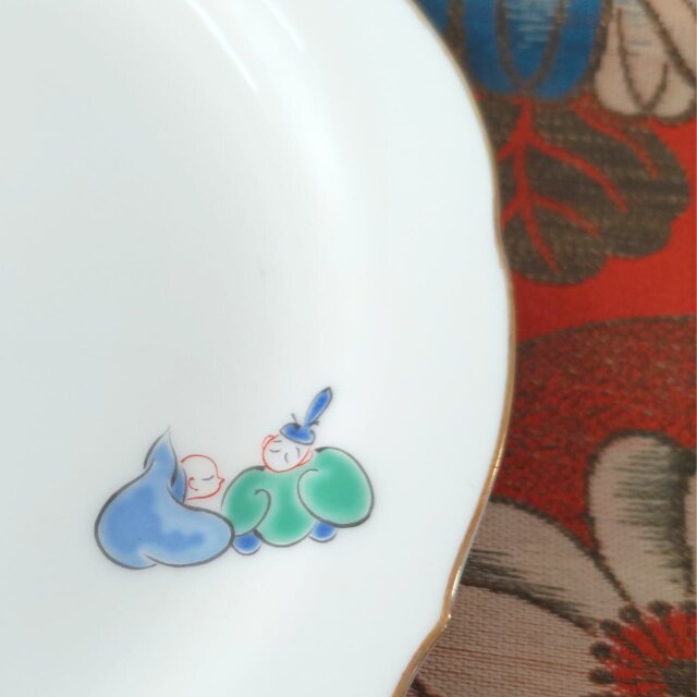 深川製磁の皿と小物 送料無料〉深川製磁 六歌仙 豆皿 小皿 取皿 醤油皿 ナッツ皿 銘々皿