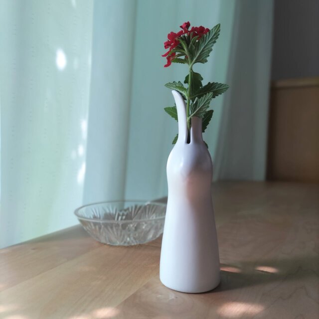 新品　桑の木の花瓶　置物　花器　木工品　　　ハンドメイド 鹿児島睦｜MakotoKagoshima｜ZUAN&ZOKEI｜うさぎ｜花器｜フラワー