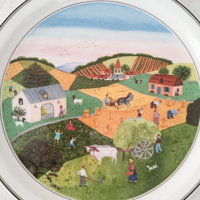 Villeroy & Boch｜The Four Seasons｜Summer｜飾り皿｜ヴィンテージ