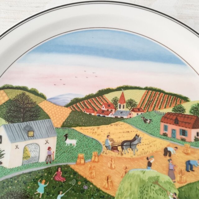 Villeroy & Boch｜The Four Seasons｜Summer｜飾り皿｜ヴィンテージ
