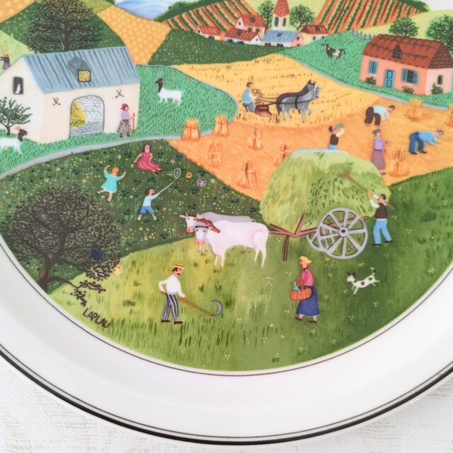 Villeroy & Boch｜The Four Seasons｜Summer｜飾り皿｜ヴィンテージ