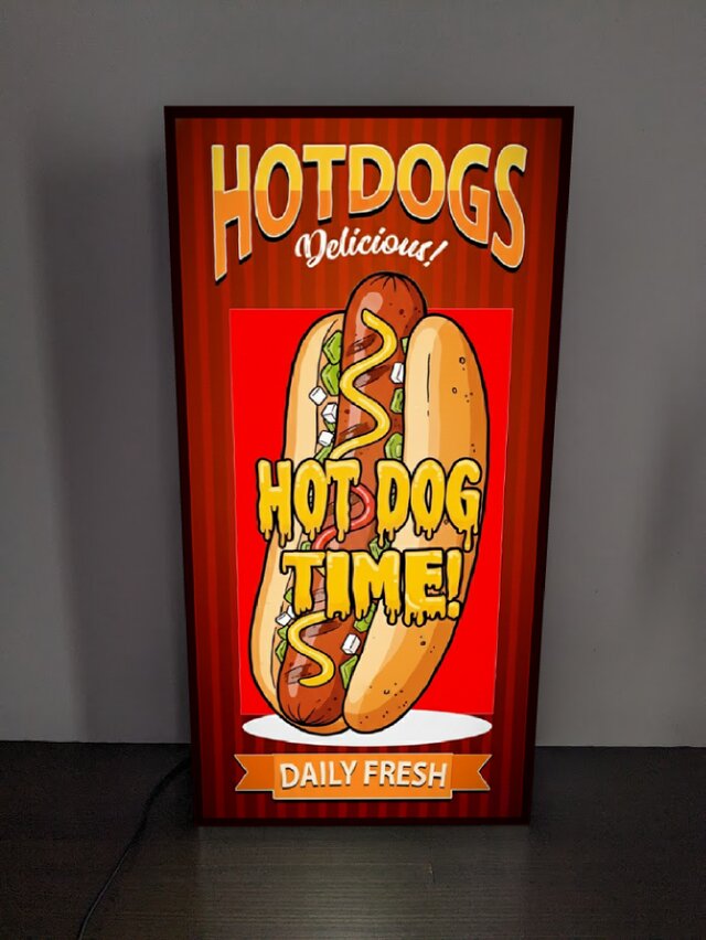 Lサイズ】ホットドック サンドイッチ 店舗 屋台 キッチンカー 照明