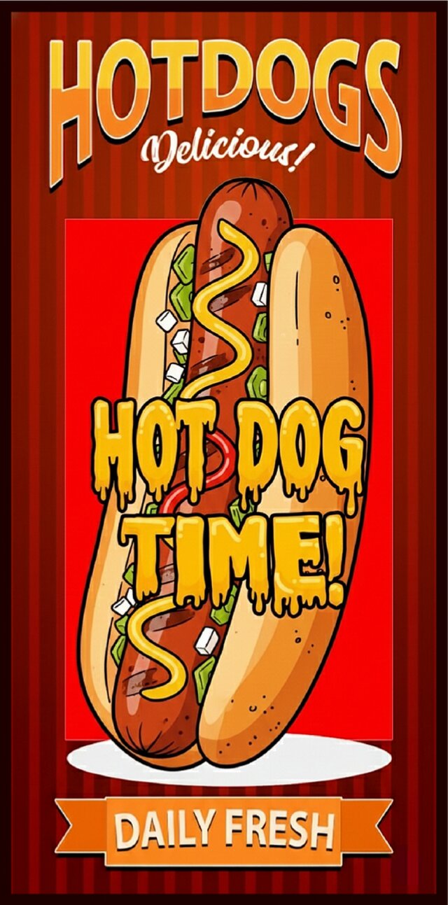 Lサイズ】ホットドック サンドイッチ 店舗 屋台 キッチンカー 照明