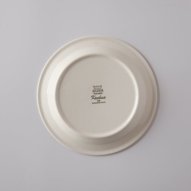 ARABIA/Krokus/アラビア/クロッカス/グレーリム/プレート20cm② ARABIA Krokus plate アラビア クロッカス 20cmプレート グレーリム②