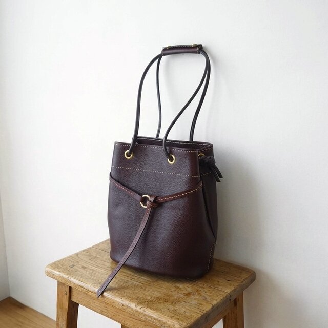 ブラウン　ハンドメイド　ちょっとそこまでショルダー　2点 ブラウン ハンドメイド ちょっとそこまでショルダー 2点 受注制作《本