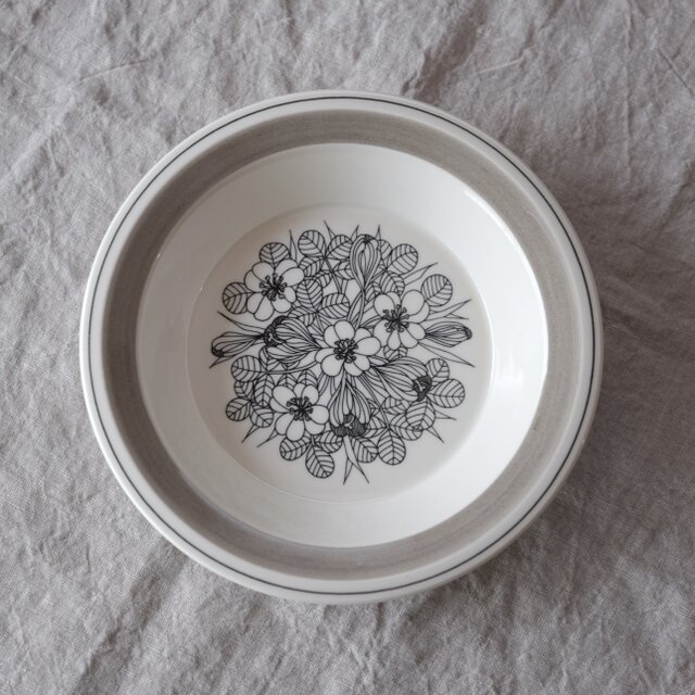 ARABIA Krokus deep plate アラビア クロッカス 20cmディーププレート