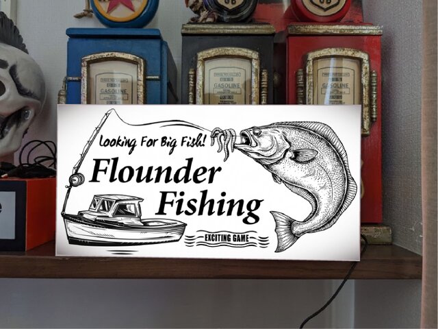 オーダー無料 Lサイズ】 カレイ 鰈釣り 海 船釣り フィッシング 店舗