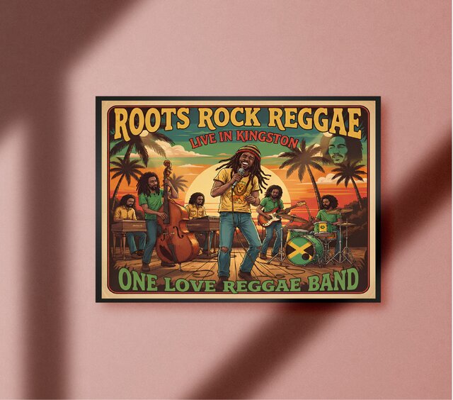 ROOTS ROCK REGGAE】レゲエ ジャマイカ 音楽 DJ バンド インテリア