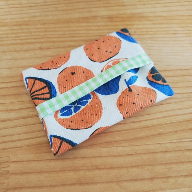 まとめて2個！子供用⭐️ミニポケットティッシュケース キッズ用 柑橘