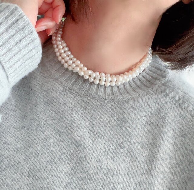 B級だけど活躍してくれる 2連3連にできる 淡水パール 超ロング