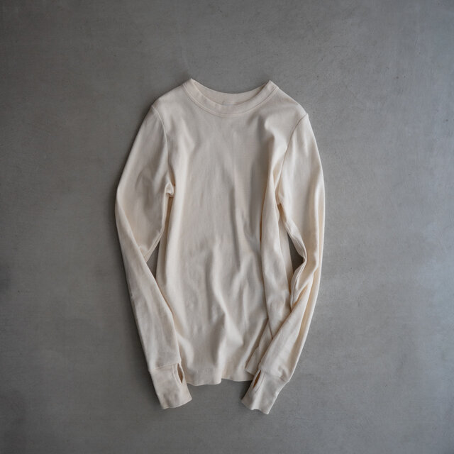 seamless cotton/thumb hole top/kinari/size1.2 | iichi 日々の暮らしを心地よくする ...