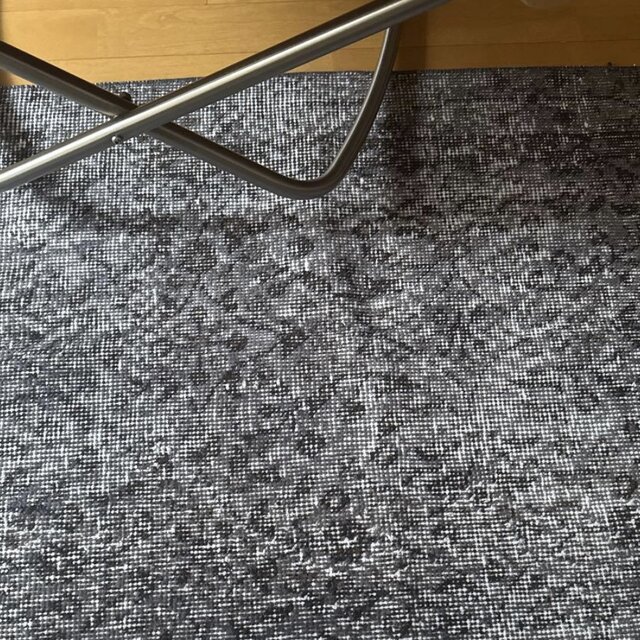 104×207 グレイ×ブラウン オーバーダイ トルコヴィンテージラグ