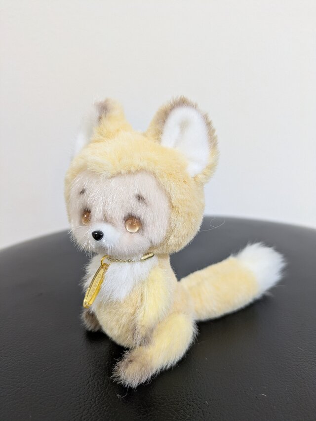 ハンドメイドぬいぐるみ☆きつねさん☆Clearアイ | iichi 日々の暮らし