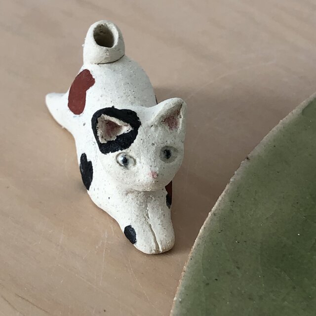 お香立て 猫 Astier de Villatte アスティエ ド ヴィラット お香立て 猫