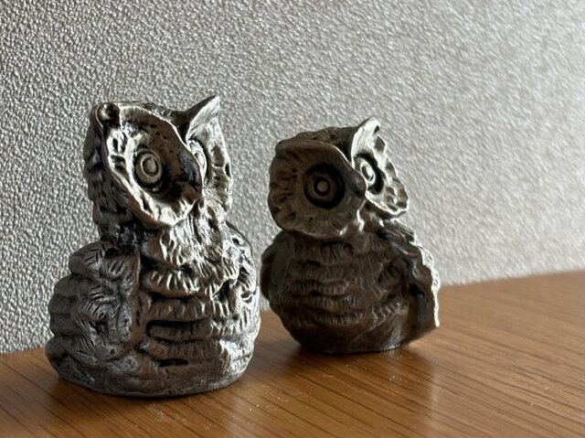 国産の古いフクロウの置物 | iichi 日々の暮らしを心地よくする